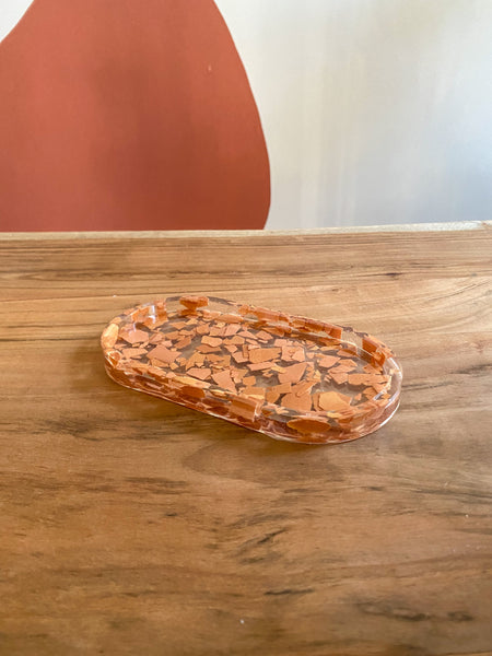 Terracotta Terrazzo Trinket Trays