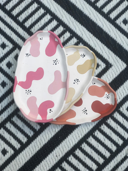 Squiggle Oval Serving Tray ALL COLORS