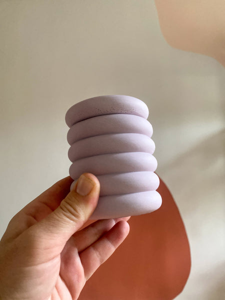 Bubble jar with lid