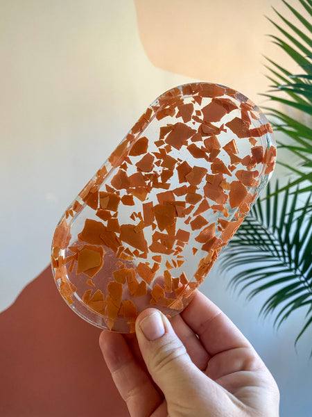 Terracotta Terrazzo Trinket Trays
