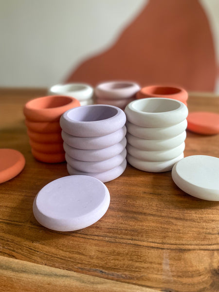 Bubble jar with lid